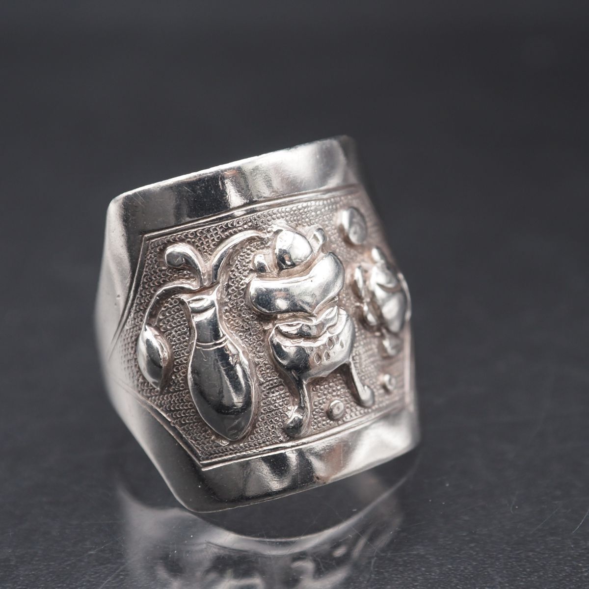 G500 ヴィンテージ リング デザイン シルバー 指輪 13号拍卖