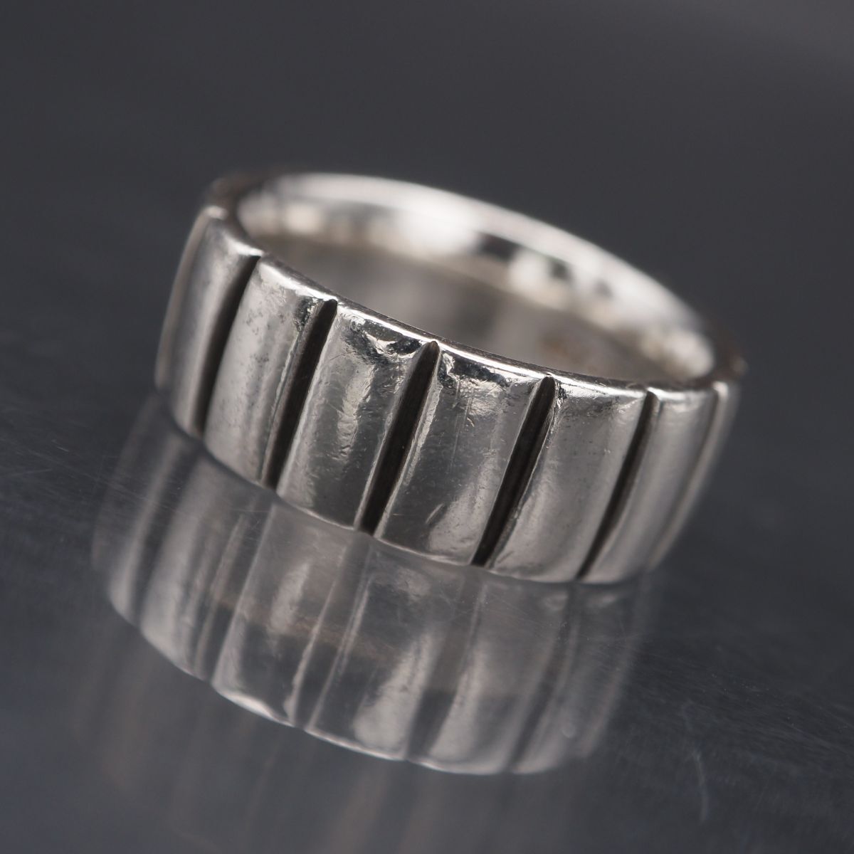 G572 renoma レノマ SILVER刻印 リング デザイン シルバー 指輪 16号拍卖