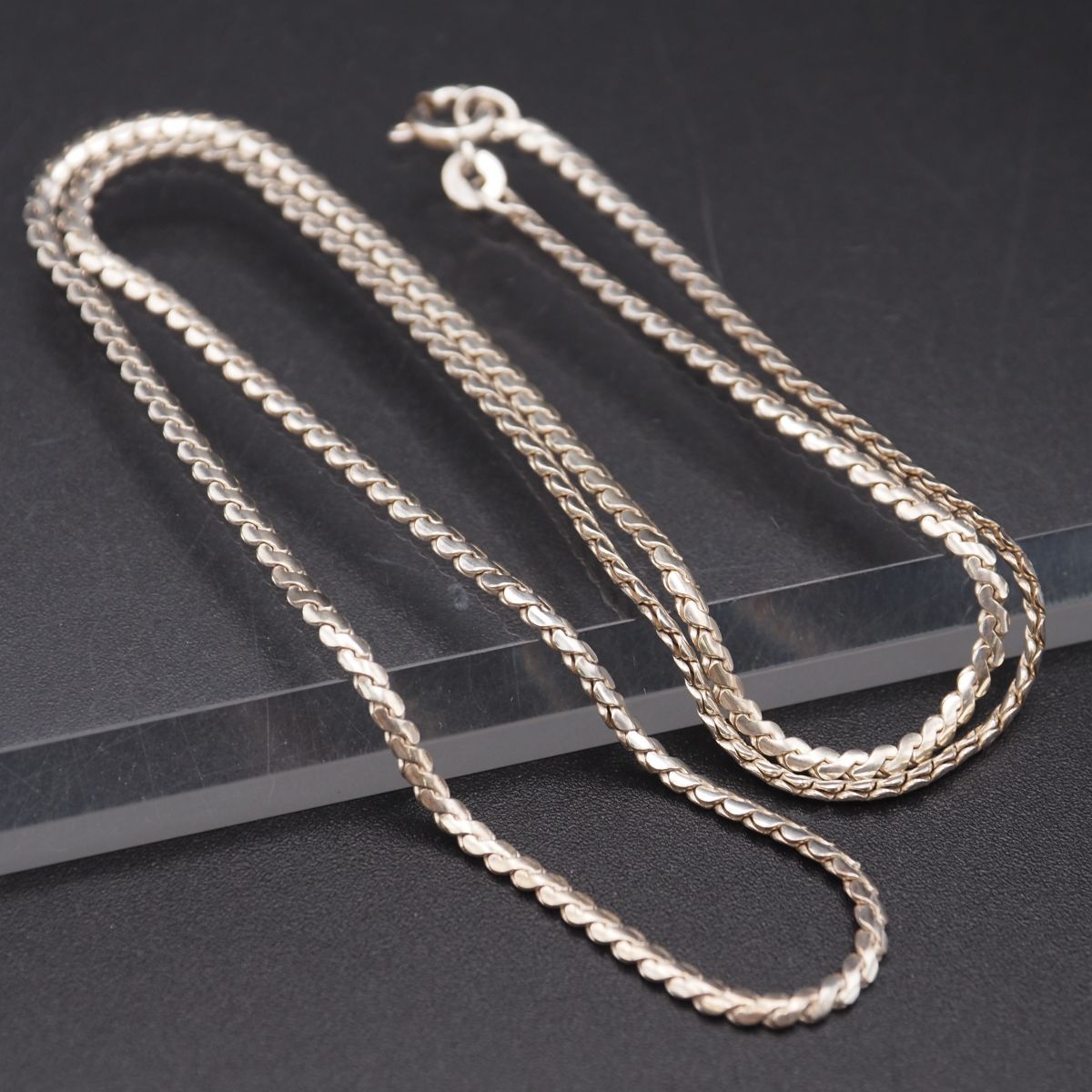 G425 UNOAERRE ウノアエレ 925 ITALY刻印 ネックレス チェーン デザイン シルバー拍卖