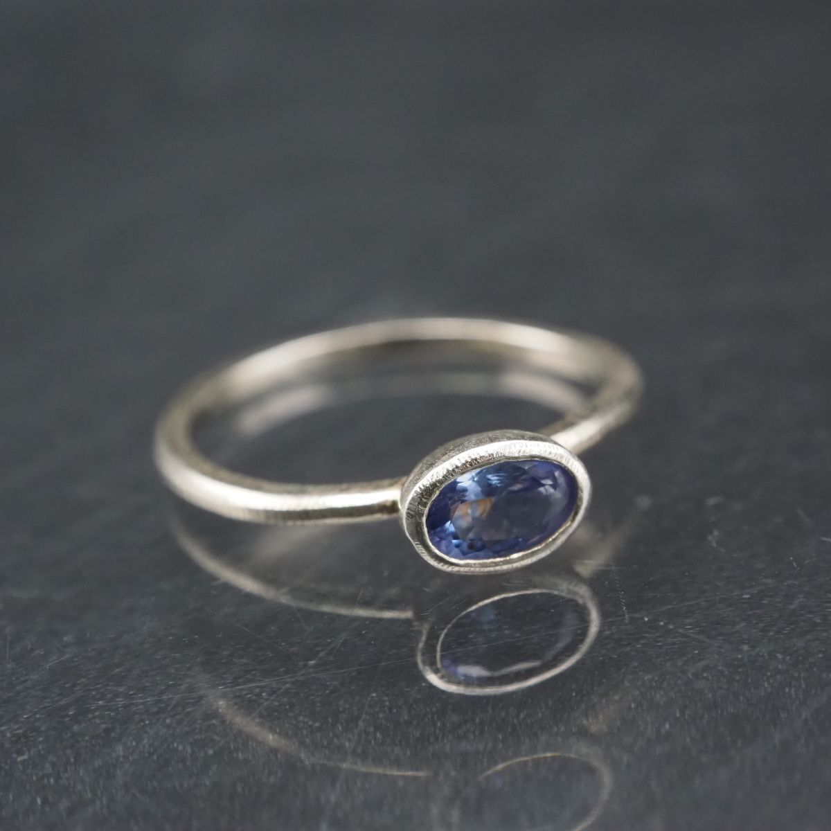 G462 ブルーストーン リング ゴールド デザイン シルバー 指輪 ヴィンテージ 12号拍卖