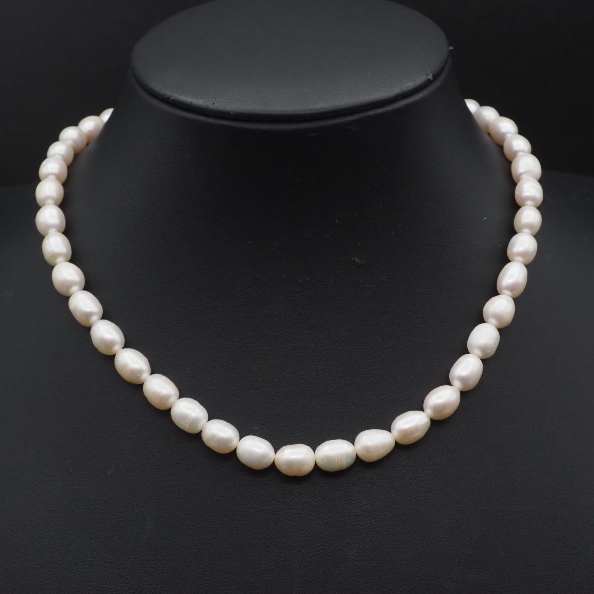 H023 淡水真珠 パール ネックレス シルバー デザイン 6月誕生石拍卖