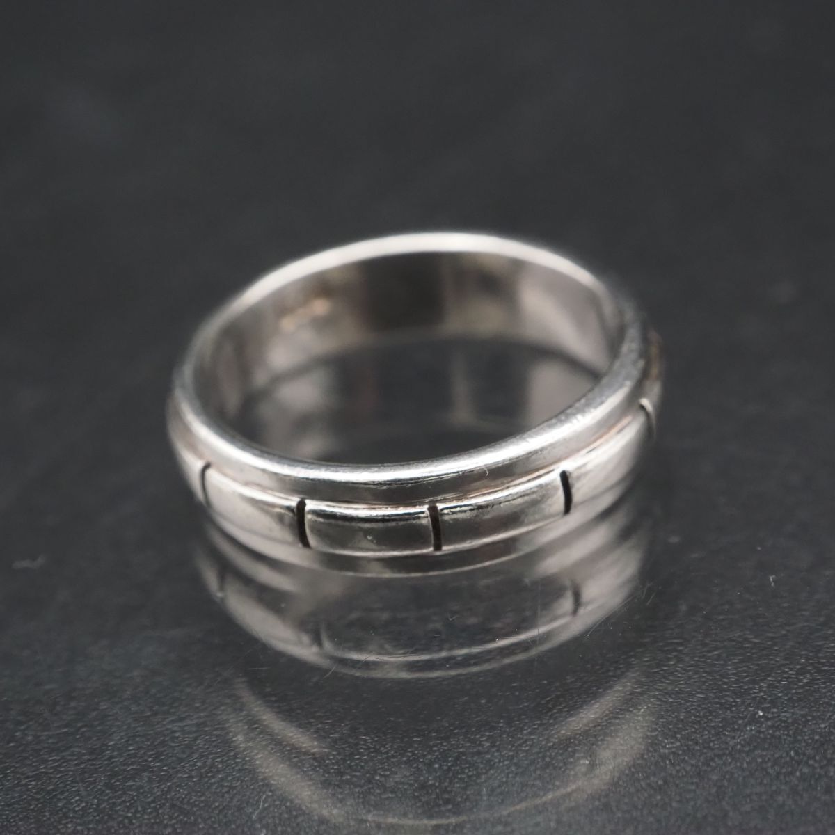 H173 ヴィンテージ 925刻印 リング デザイン シルバー 指輪 10号拍卖