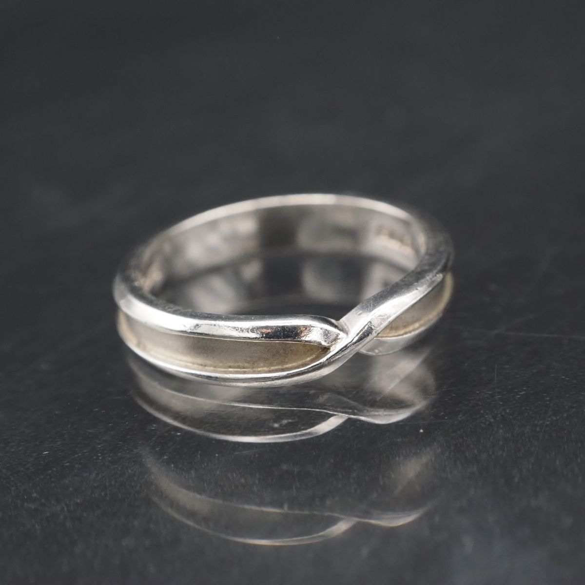H183 ヴィンテージ SILVER ONE LOVE刻印 リング デザイン シルバー 指輪 13号拍卖