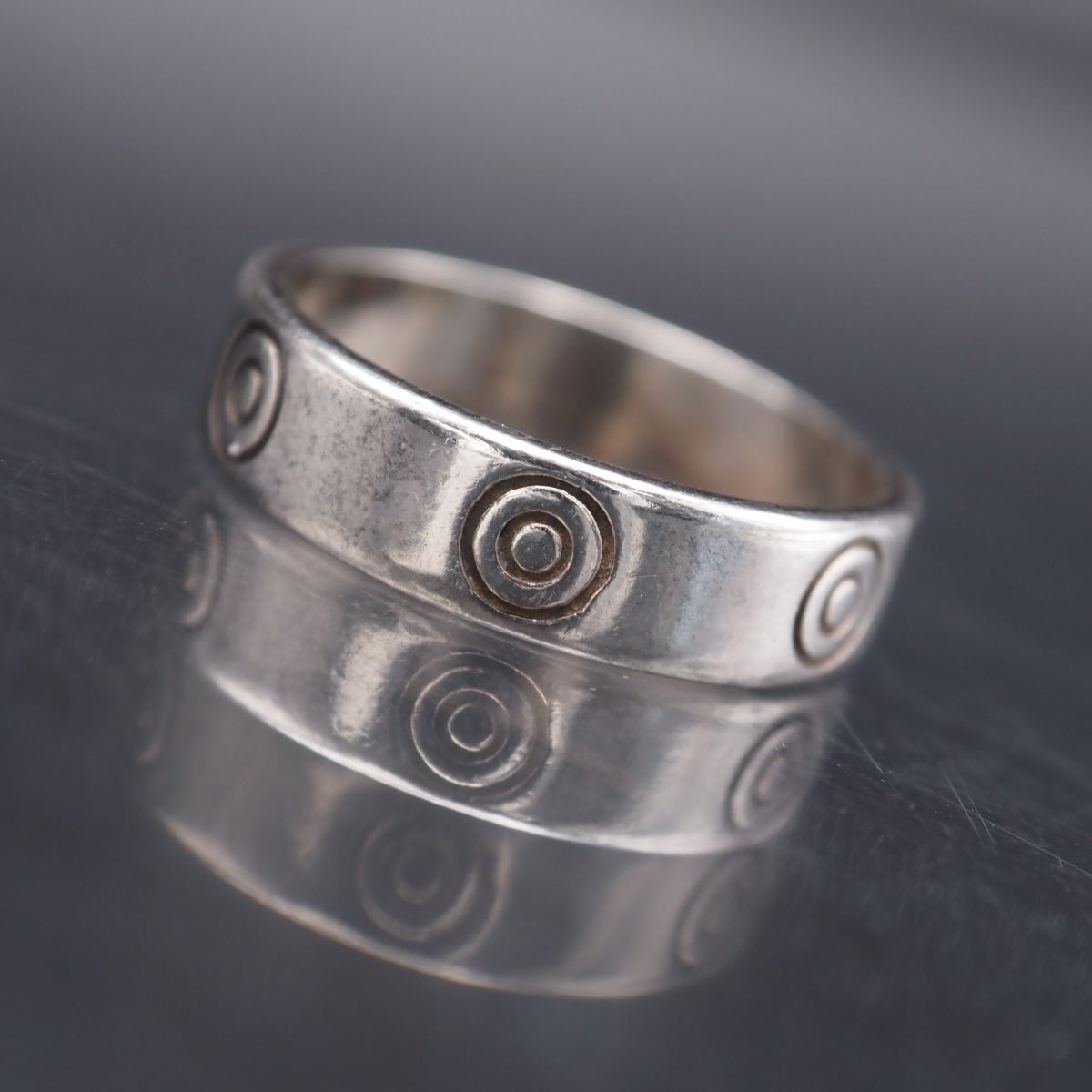 H267 医協 No 1052刻印 リング デザイン シルバー 指輪 22号拍卖