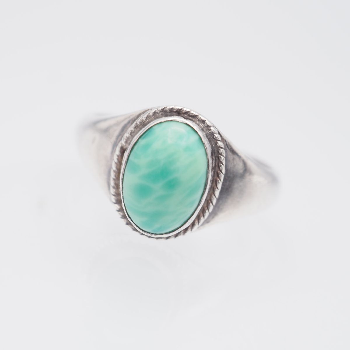 H597 カラーストーン リング デザイン シルバー 指輪 ヴィンテージ 10号拍卖