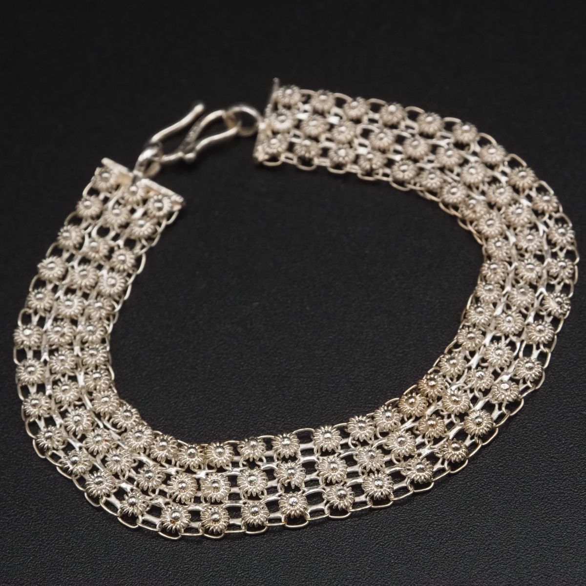 H562 ヴィンテージ ブレスレット デザイン シルバー拍卖