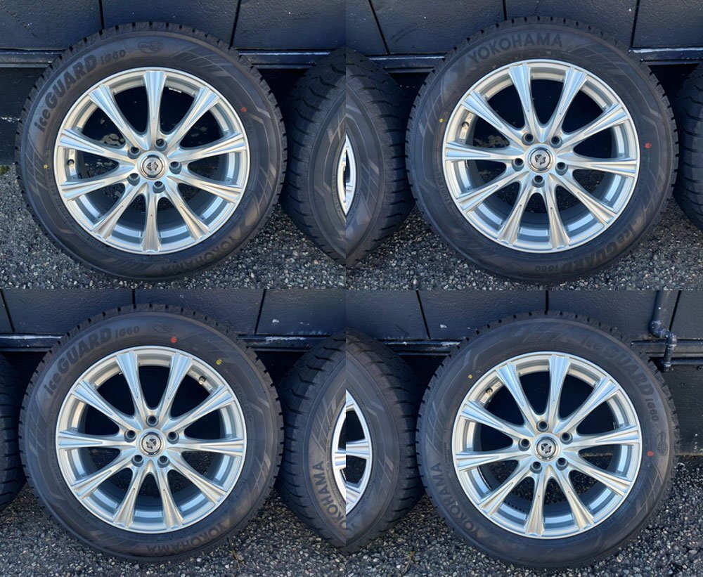 IT22 ヨコハマ ice GUARD 60 タイヤサイズ 215/55R17 94Q 2024年製 アルミホイール付き拍卖