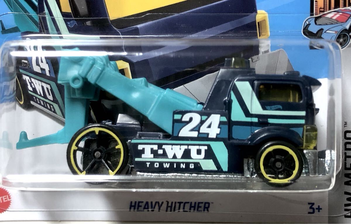 レア 日本未発売 ショートカード 2024 HW Let’s Race 劇中車 Heavy Hitcher Towing Truck ヘビー ヒッチャー トーイング レッカー車 絶版拍卖