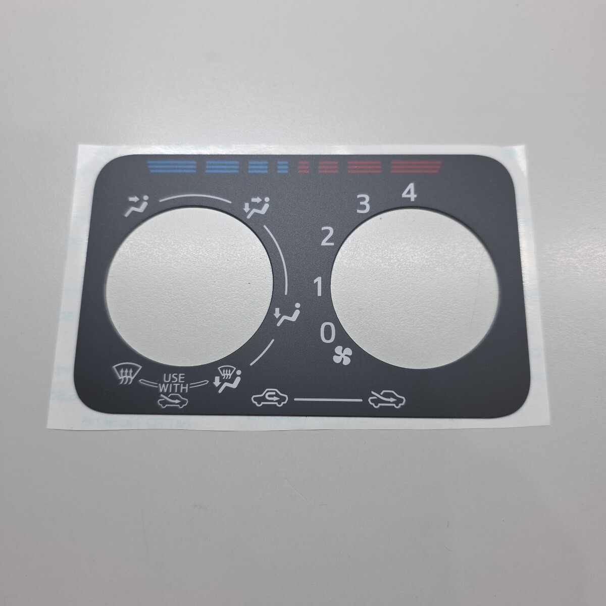 ダイハツ純正部品 81942-B2370 ヒーターコントロールネームシートNo.1 ウェイク.ハイゼットキャディ.トヨタピクシスメガ等 新品・未使用拍卖