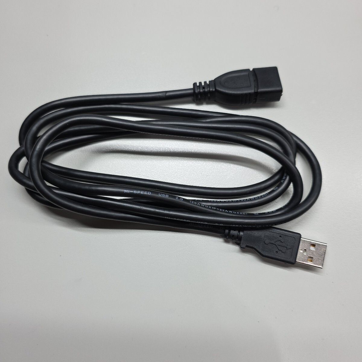 USB延長ケーブル Type-A(オス) / Type-A(メス) ブラック 1.5m 中古美品拍卖