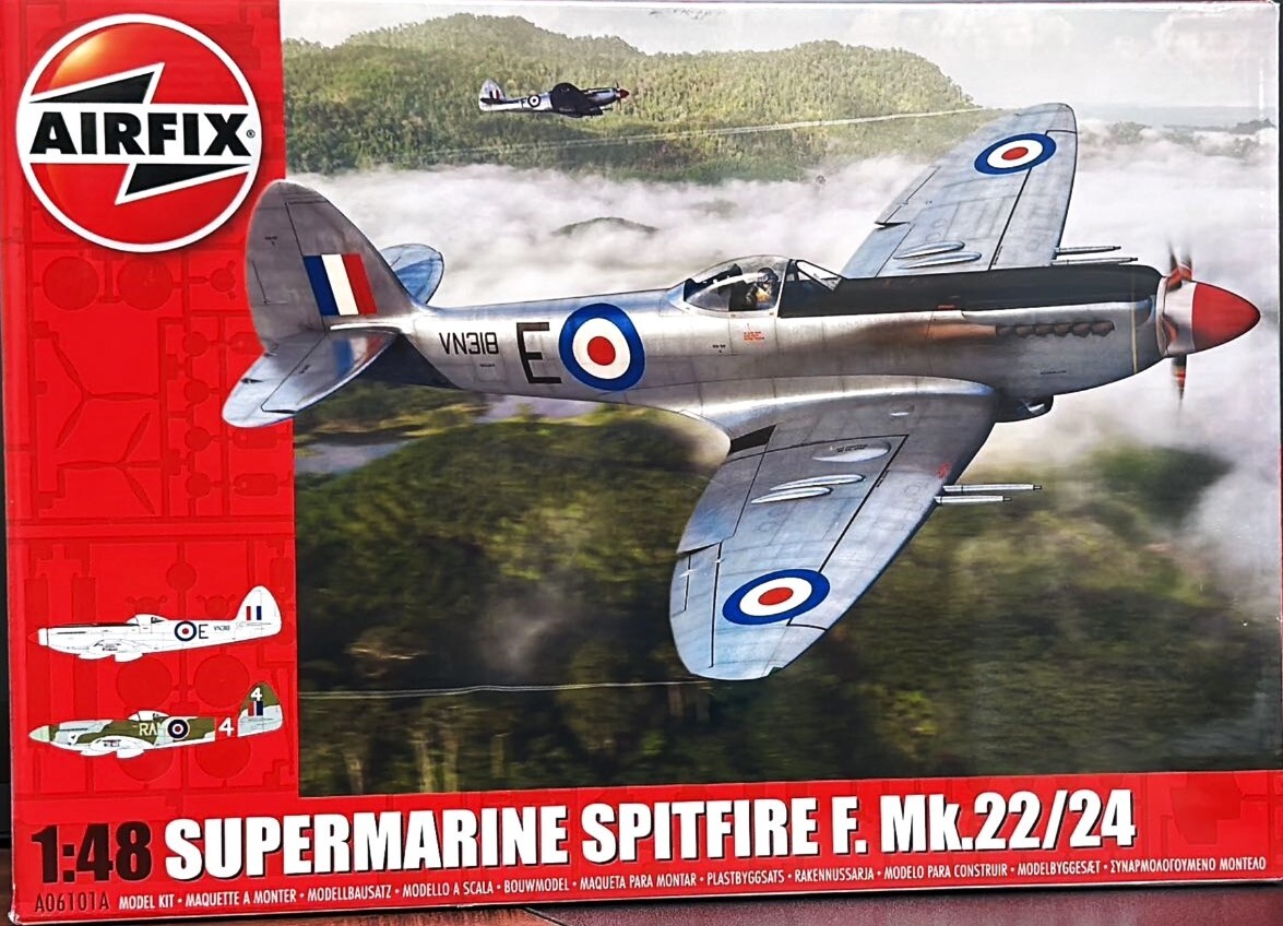 1/48 エアフィックス スーパーマリーン スピットファイア Mk.22/24拍卖