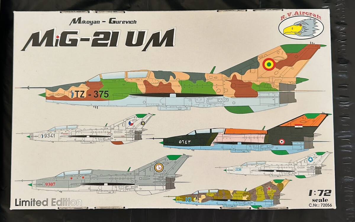 R.V.エアクラフト 1/72 MiG-21UM モンゴルB リミテッドエディション プラモデル 拍卖
