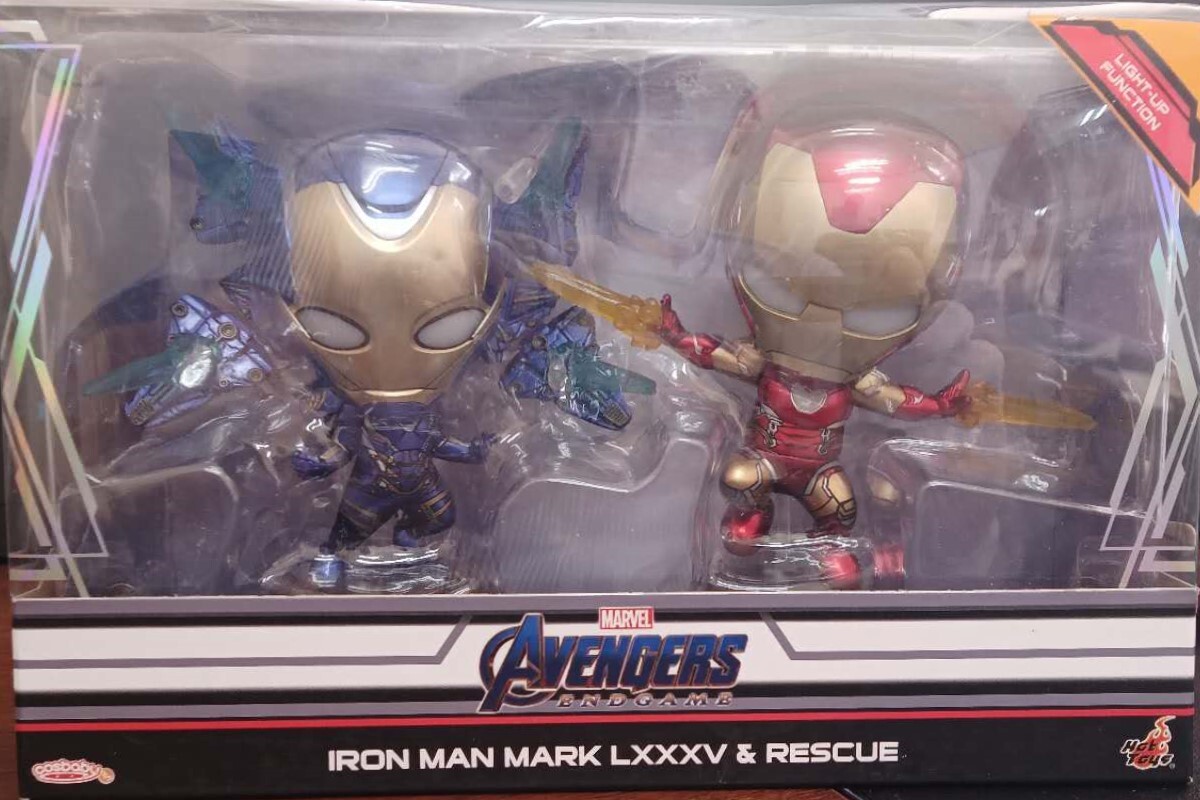 コスベイビー アベンジャーズ/エンドゲーム サイズSアイアンマン・マーク85&レスキュー(飛行版)2体セット拍卖