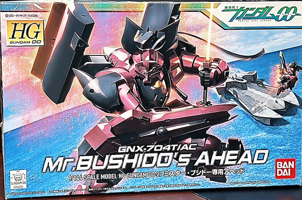 HG 1/144 X-704T/AC ミスター・ブシドー専用 アヘッド (機動戦士ガンダム00)拍卖