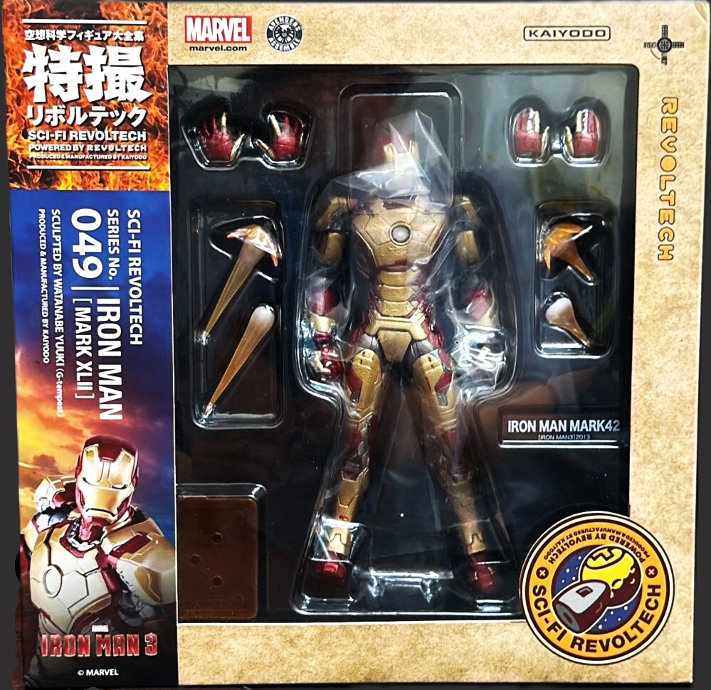 特撮リボルテック049 アイアンマン3 アイアンマンマーク42 拍卖