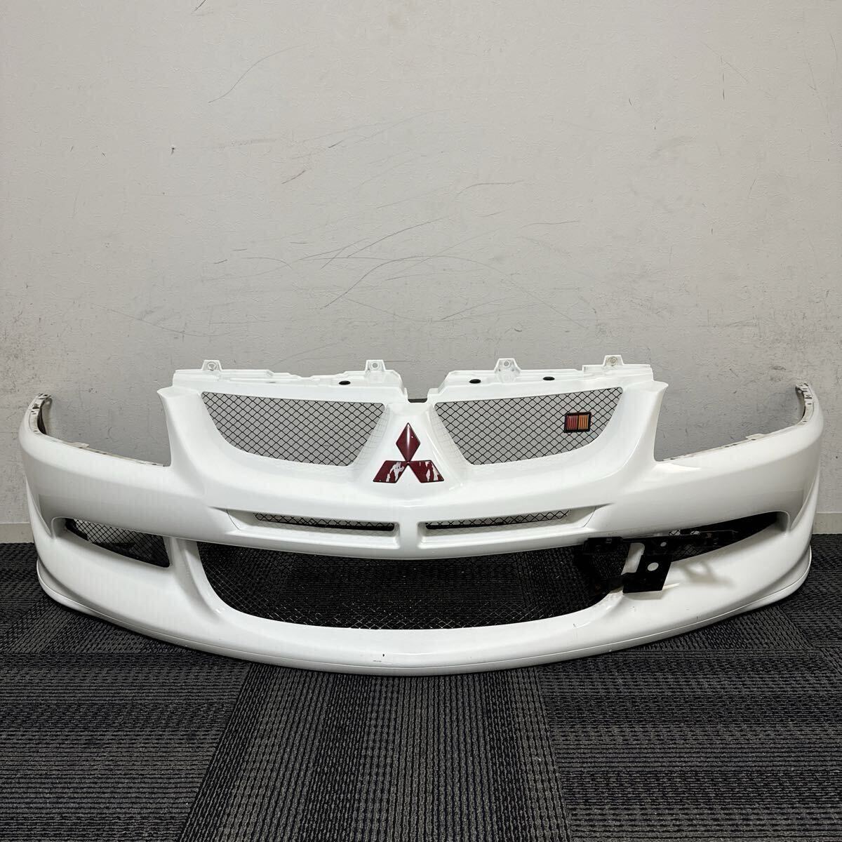 中古 三菱 CT9A ランサーエボリューション8 ランエボ8 純正 フロントバンパー リップスポイラー付 白 ホワイトソリッド ③拍卖