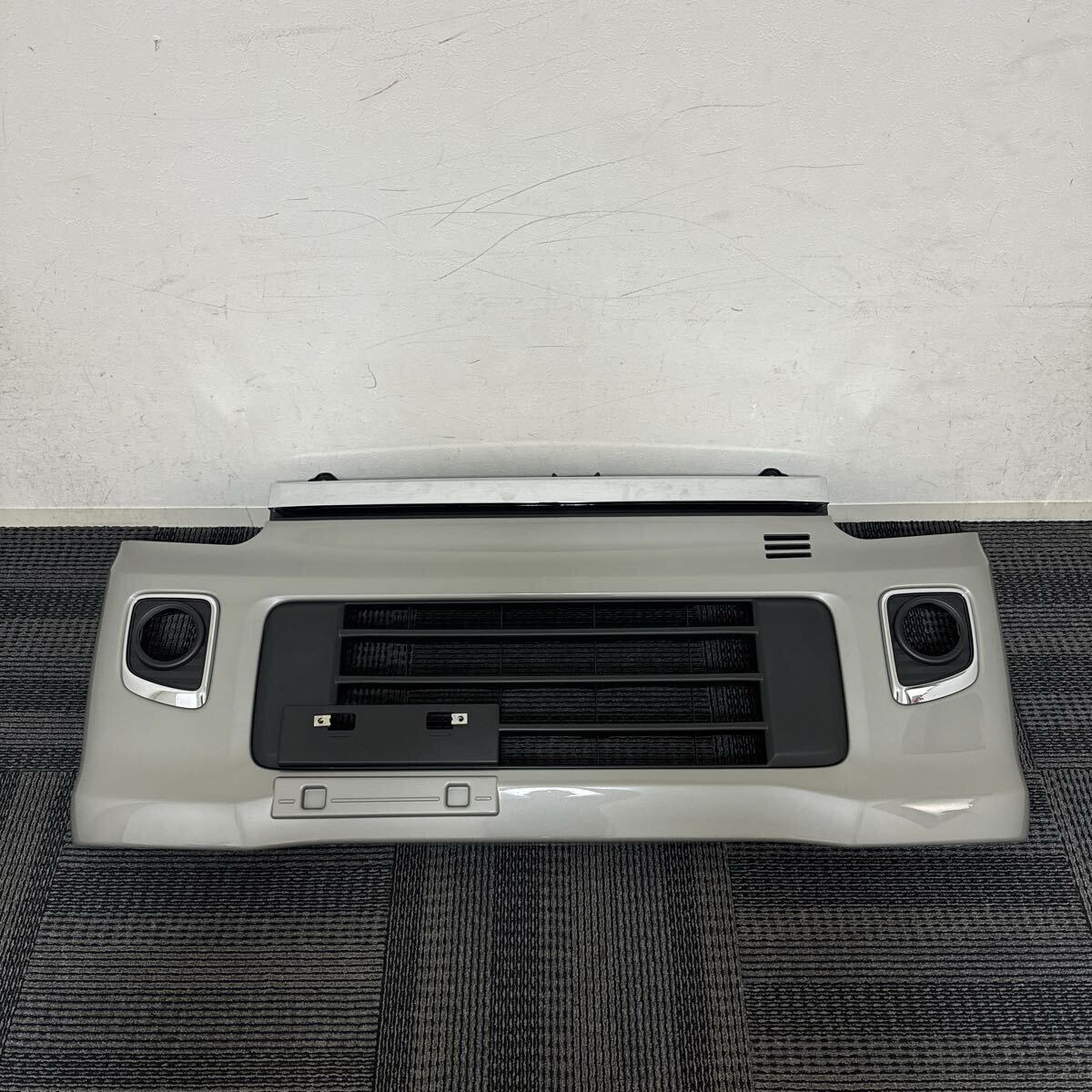 新車外し 超美品 スズキ DA17W エブリィ ワゴン バン エブリー PZターボ 純正 フロントバンパー WBW モスグレーメタリック 灰色 ④拍卖