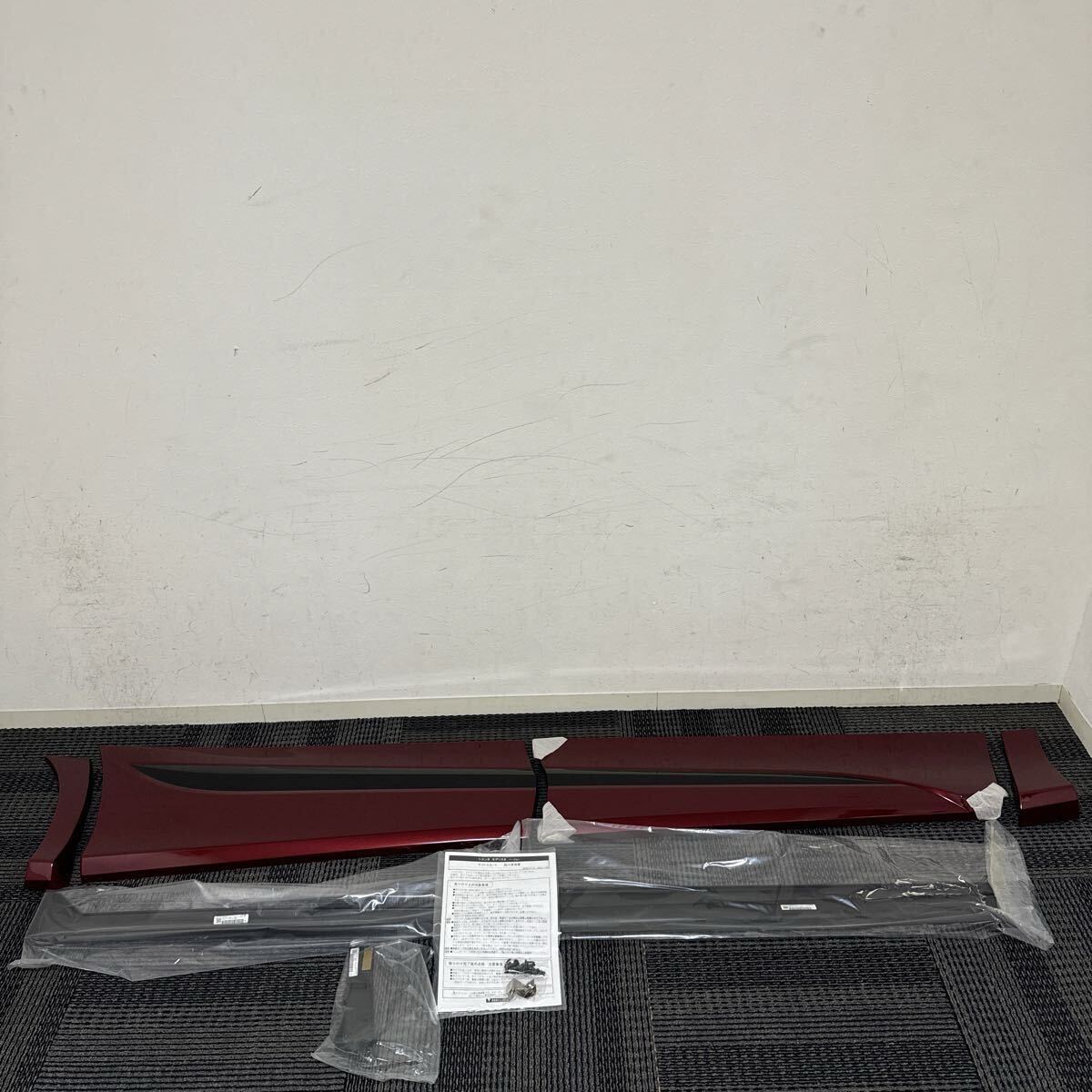 新品未使用 NHP170G NSP170G NSP172G NCP175G 170系 シエンタ 純正OP モデリスタ 右 運転席 サイドスカート 3T3 センシュアルレッド 赤拍卖