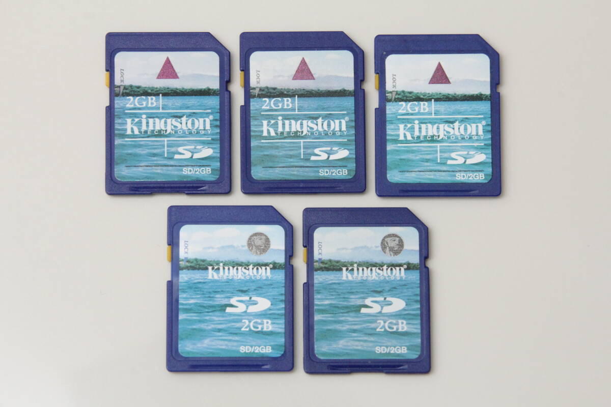 2GB SDカード Kingston ●5枚セット● 拍卖