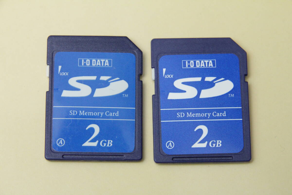2GB SDカード I O DATA ●2枚セット●拍卖