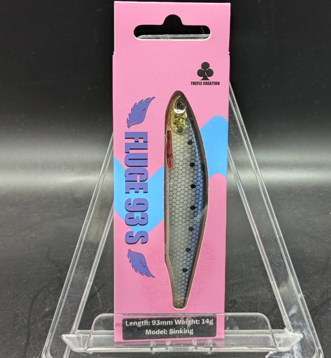 送料込み トレフルクリエーション フリュージュ93S 赤腹メタリックイワシ FLUGE93S拍卖