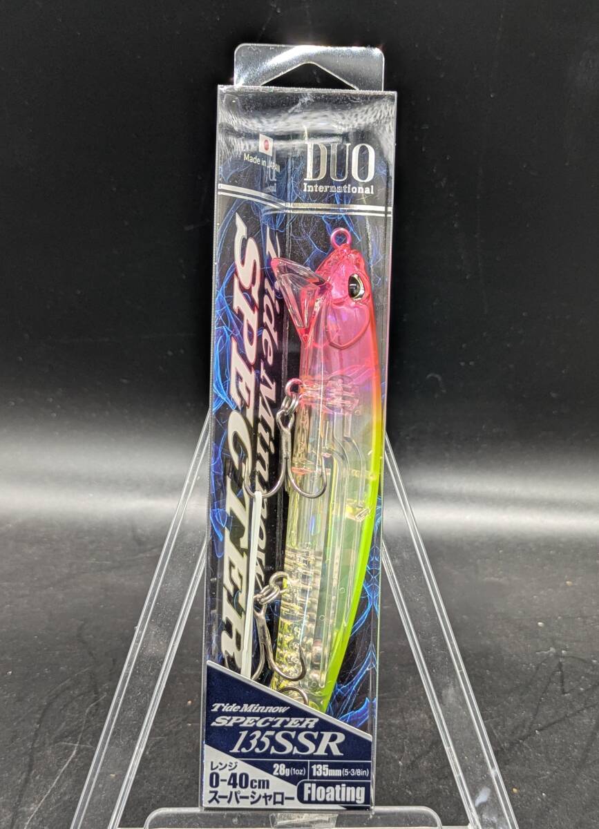 送料込み DUO タイドミノースペクター135SSR クリアピンクヘッドチャート デュオ シーバス拍卖