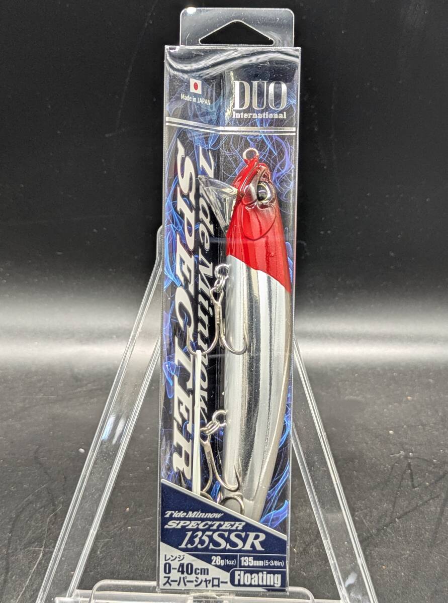 送料込み  DUO タイドミノースペクター135SSR メタルレッドヘッド デュオ シーバス拍卖