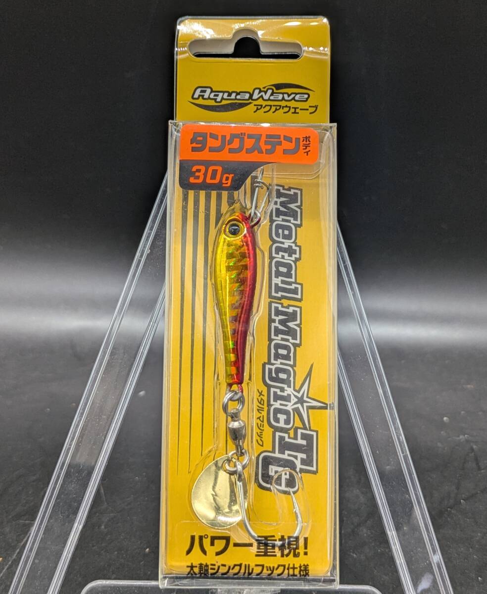 送料込み アクアウェーブ メタルマジックTG 30g アカキン サワラ サゴシ拍卖