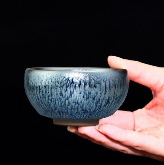 抹茶碗 抹茶茶碗 天目茶碗 曜変天目茶碗 茶道具 お茶碗 国宝 茶道 茶碗 窯変天目茶碗 油滴天目 茶道具茶器 初心者 酒器 陶芸用品拍卖