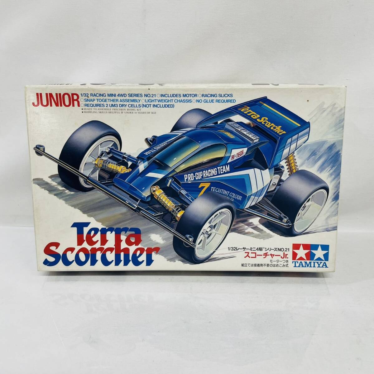 【未組立】 タミヤ 1/32 レーサー ミニ四駆 スコーチャー Jr. プラモデル キット / TAMIYA Terra Scorcher JUNIOR MINI 4WD拍卖