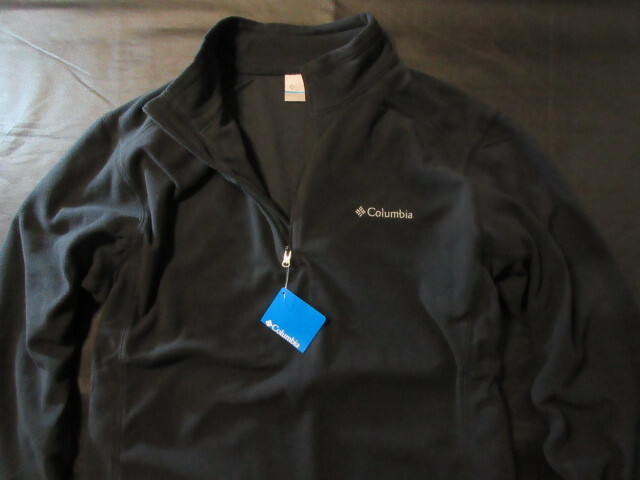 本物正規◆ コロンビア◆ハーフジップ フリース 黒■M■PINERIDGE 新品/日本未入荷■6279-010拍卖