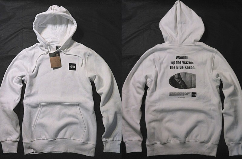 本物正規◆ノースフェイス◆スウェットパーカー BRAND PROUD Kazoo■L■白■新品/アメリカ限定■LA9/裏地起毛拍卖