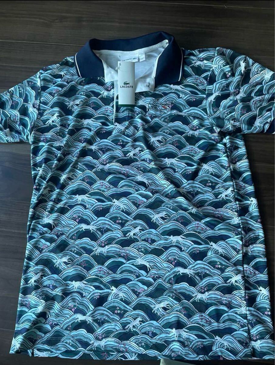 輸入希少【LACOSTE】Rolling Hills 和柄 XL 5191L ラコステ拍卖