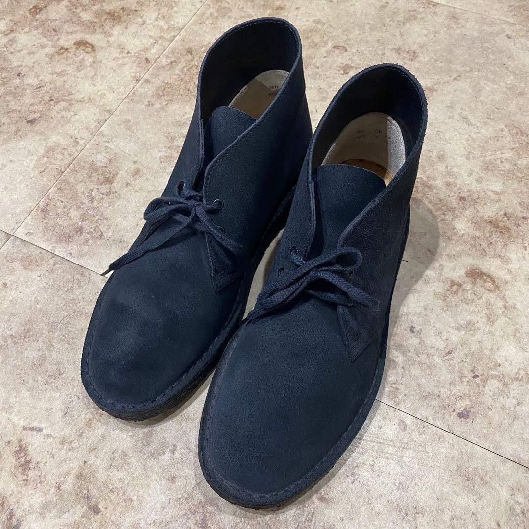 クラークス CLARKS スエード ブーツ 7.5 25.5cm相当拍卖