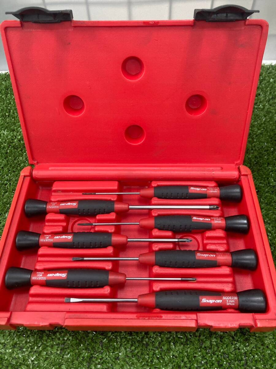 【中古品】【0924】★Snap-on(スナップオン) 電工用スクリュー ドライバーセット SGDE70ESD ITJSKJ3770ES拍卖