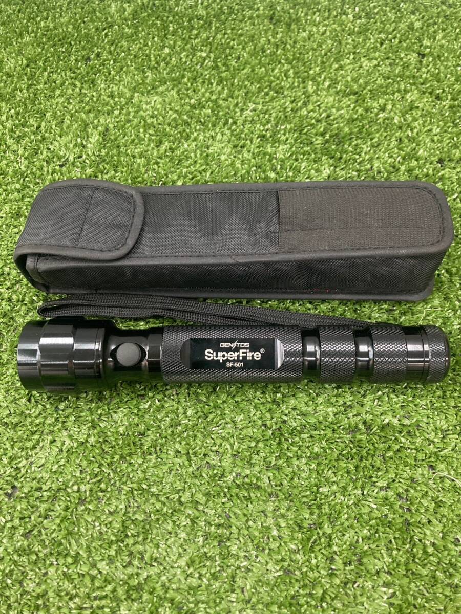 【中古品】【0924】GENTOS LEDライト スーパーファイア SF-501 ITVYZOAYPX3W拍卖