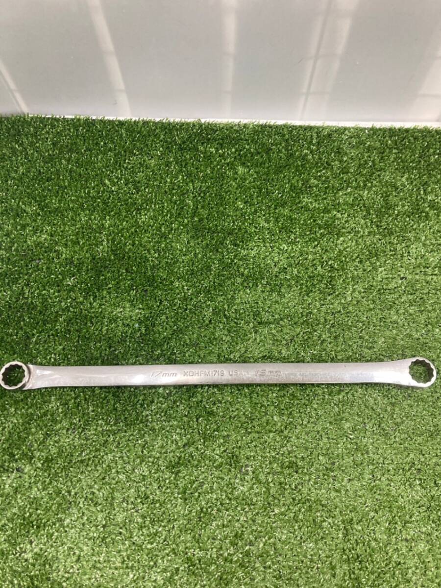 【中古品】【0924】★snap-on(スナップオン) 17-19㎜ストレートメガネレンチ XDHFM1719 IT0YRHH8AT7A拍卖