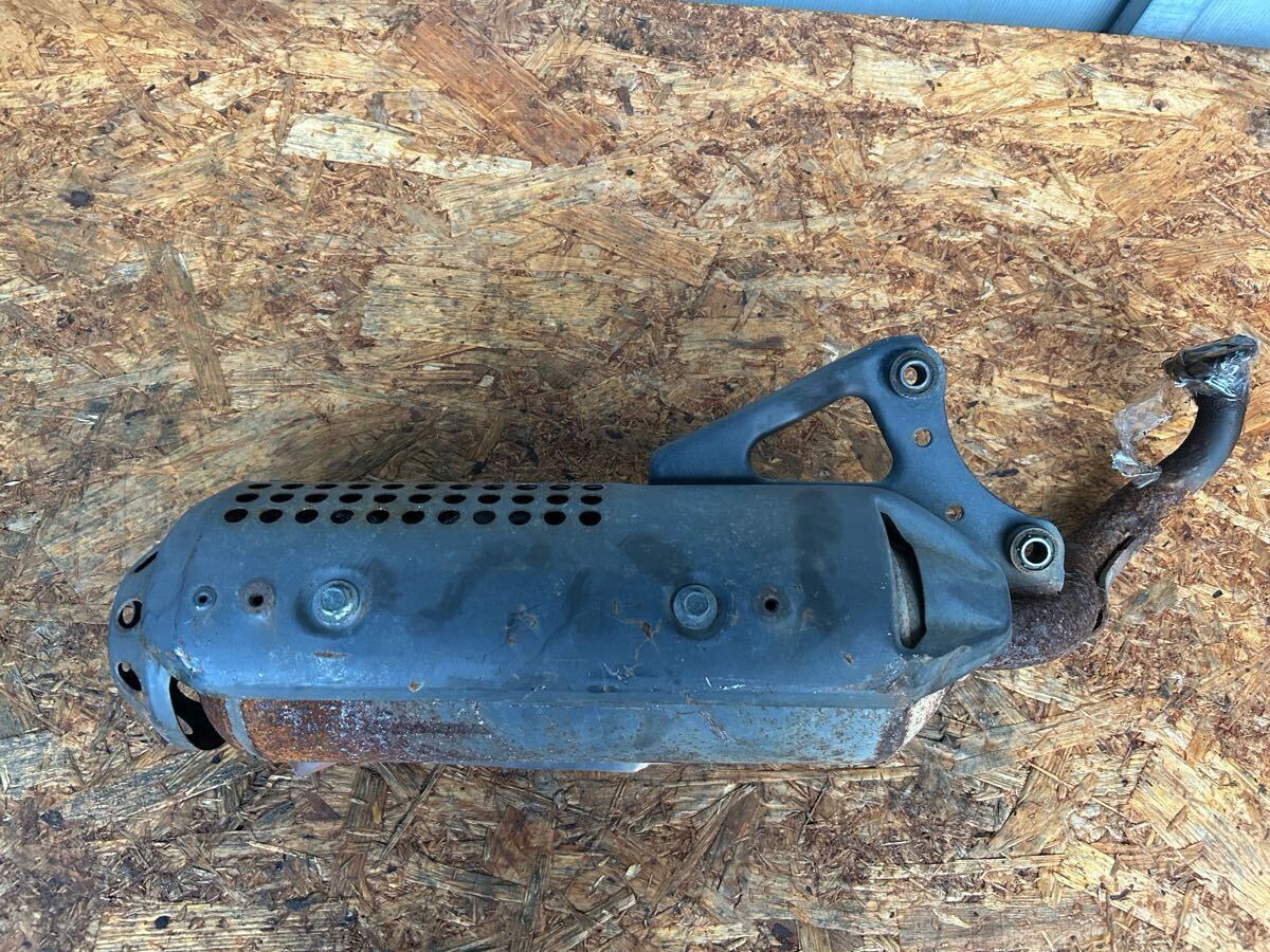 ⑨ ホンダ ライブディオ AF34 AF35 実動 純正マフラー 後期拍卖