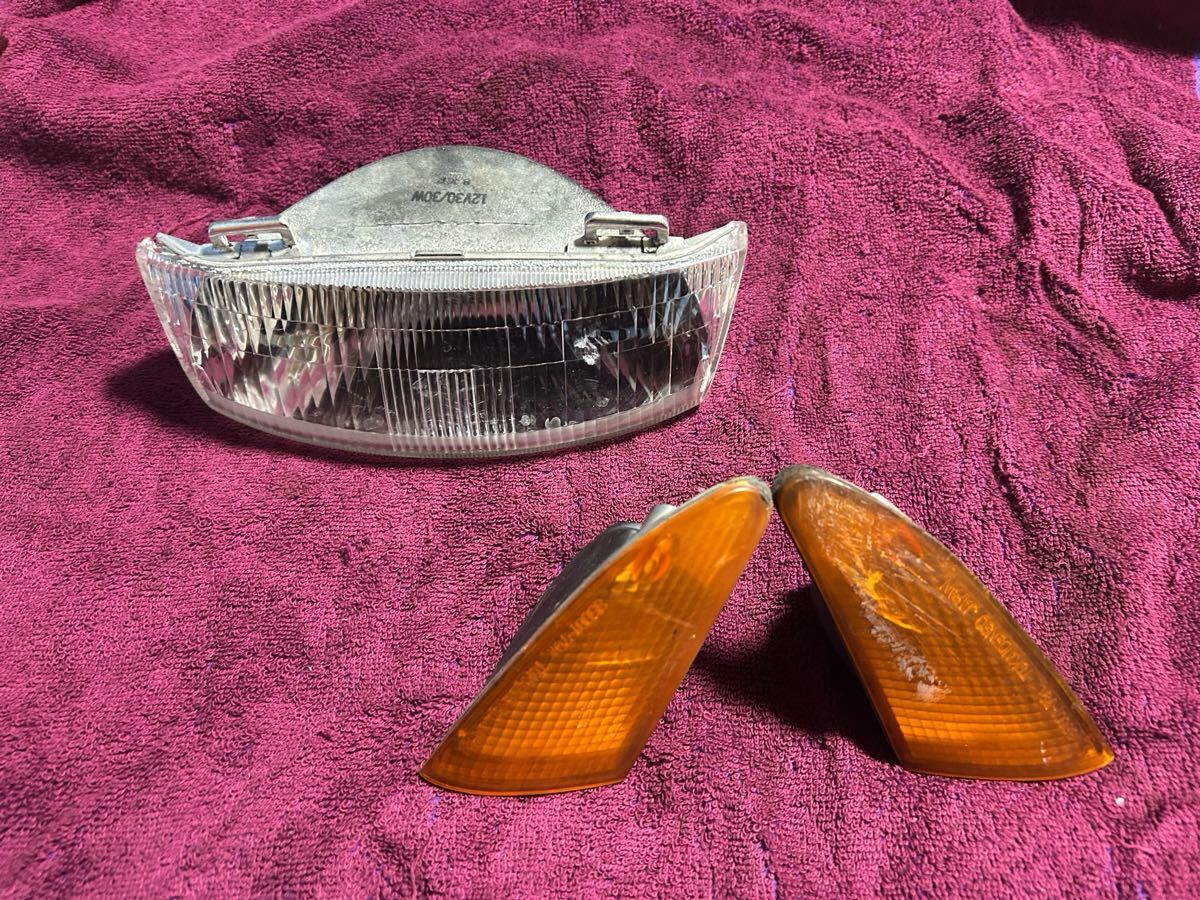 4506 スズキ レッツ2 CA1PC 純正 ヘッドライト フロントウインカー拍卖