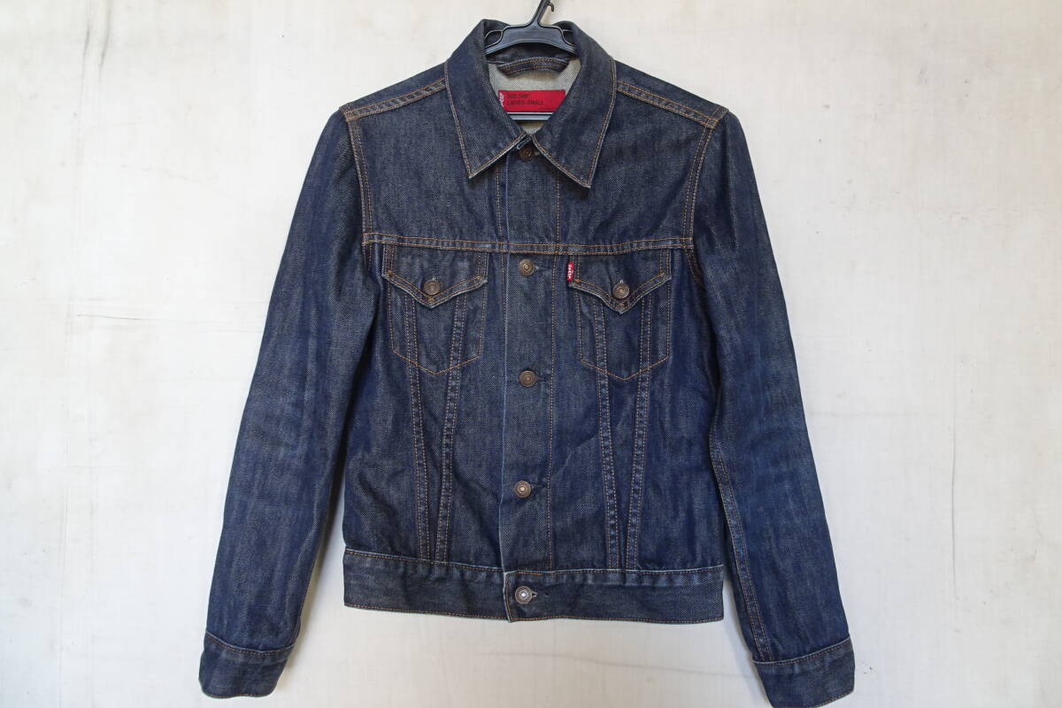 Levi's RED TAB/リーバイス/ジージャン/デニムジャケット/Gジャン/両胸フラップポケット/定番デザイン/インディゴブルー/Sサイズ(10/2R7)拍卖