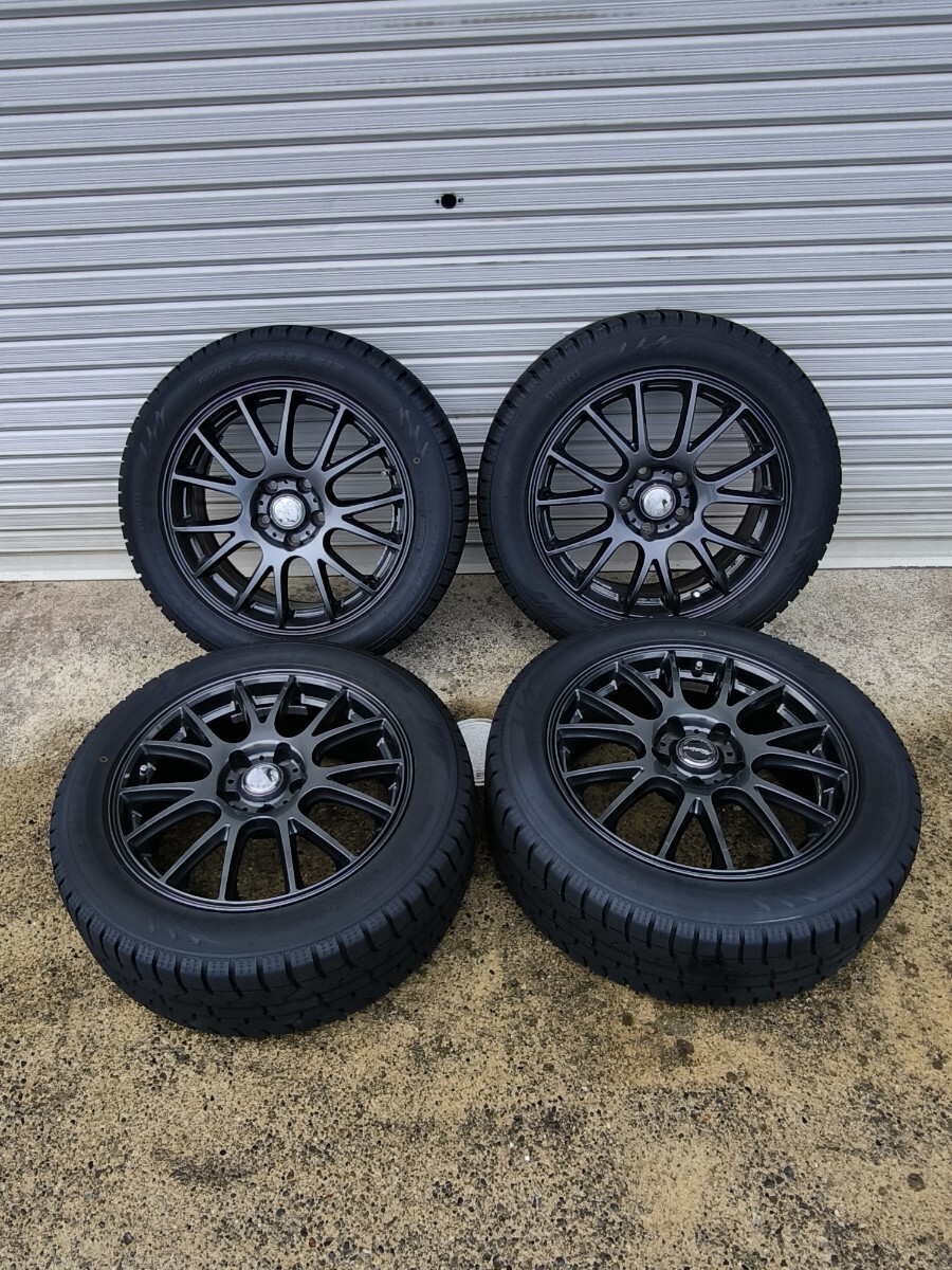 215/55R 17inc クラウンアスリート トーヨーオブザーブ ホイール付き4本セット拍卖