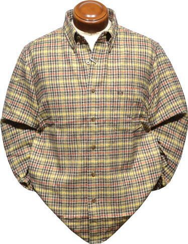 【キャメルベージュ LLサイズ】 40%OFF マクレガー メンズ ボタンダウン長袖シャツ 111171612 起毛 長袖シャツ ネルシャツ拍卖