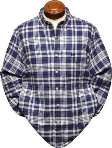 【ネイビー LLサイズ】 マックレガー ボタンダウン長袖シャツ メンズ 111171608 起毛 長袖シャツ拍卖