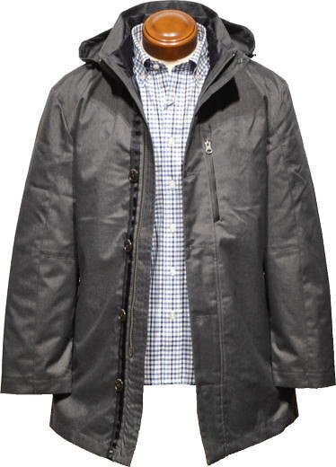 【ダークグレー Lサイズ】 マックレガー 3WAYダウンハーフコート メンズ 111120602 透湿 撥水 ディアプレックス使用 ダウンコート拍卖