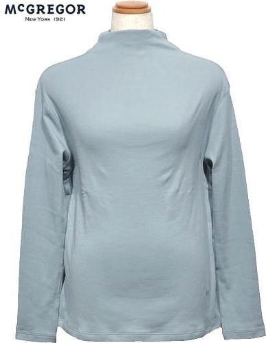 【ダークブルー L】 マクレガー レディース ハイネックカットソー 311714702 長袖カットソー モックネック長袖カットソー 秋冬 McGREGOR拍卖