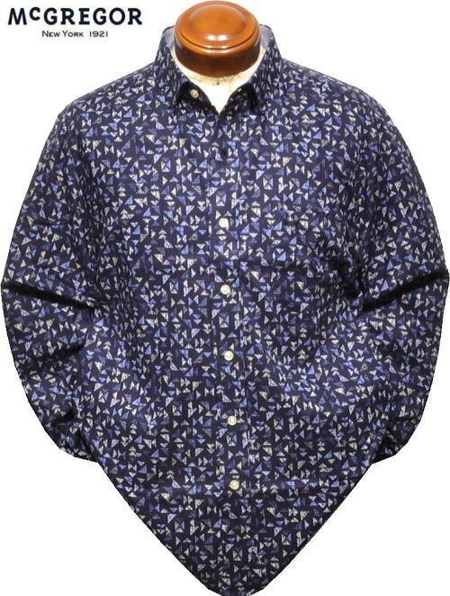 【ネイビー M】 マクレガー 隠しボタンダウン長袖シャツ メンズ 111174608 微起毛 ボタンダウン長袖シャツ 長袖シャツ McGREGOR拍卖