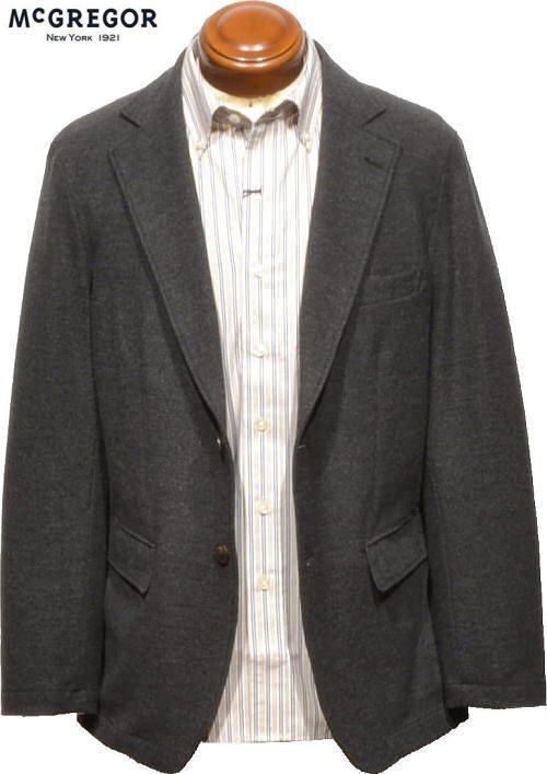 【チャコールグレー L】 マクレガー ジャケット メンズ 111243603 ストレッチ テーラードジャケット ブレザー McGREGOR拍卖