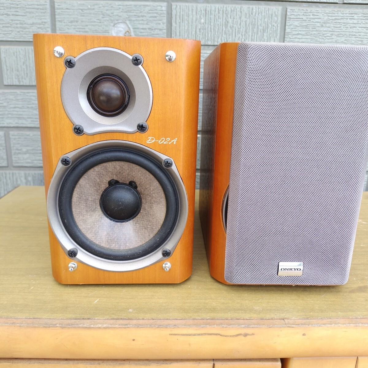ONKYO オンキョースピーカー ペア D-02A 中古 送料無料拍卖