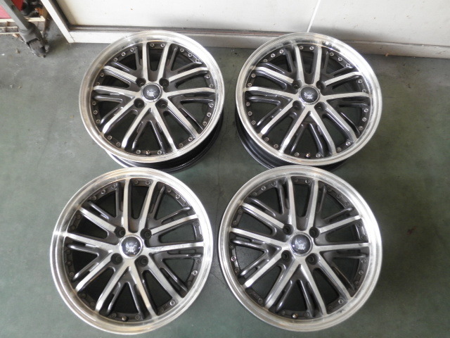 激安 軽用 16インチ レストアベース エンケイ シュタイナー 5J 100 4H +45 4本セット 福岡 八幡 小倉 筑豊 中間拍卖