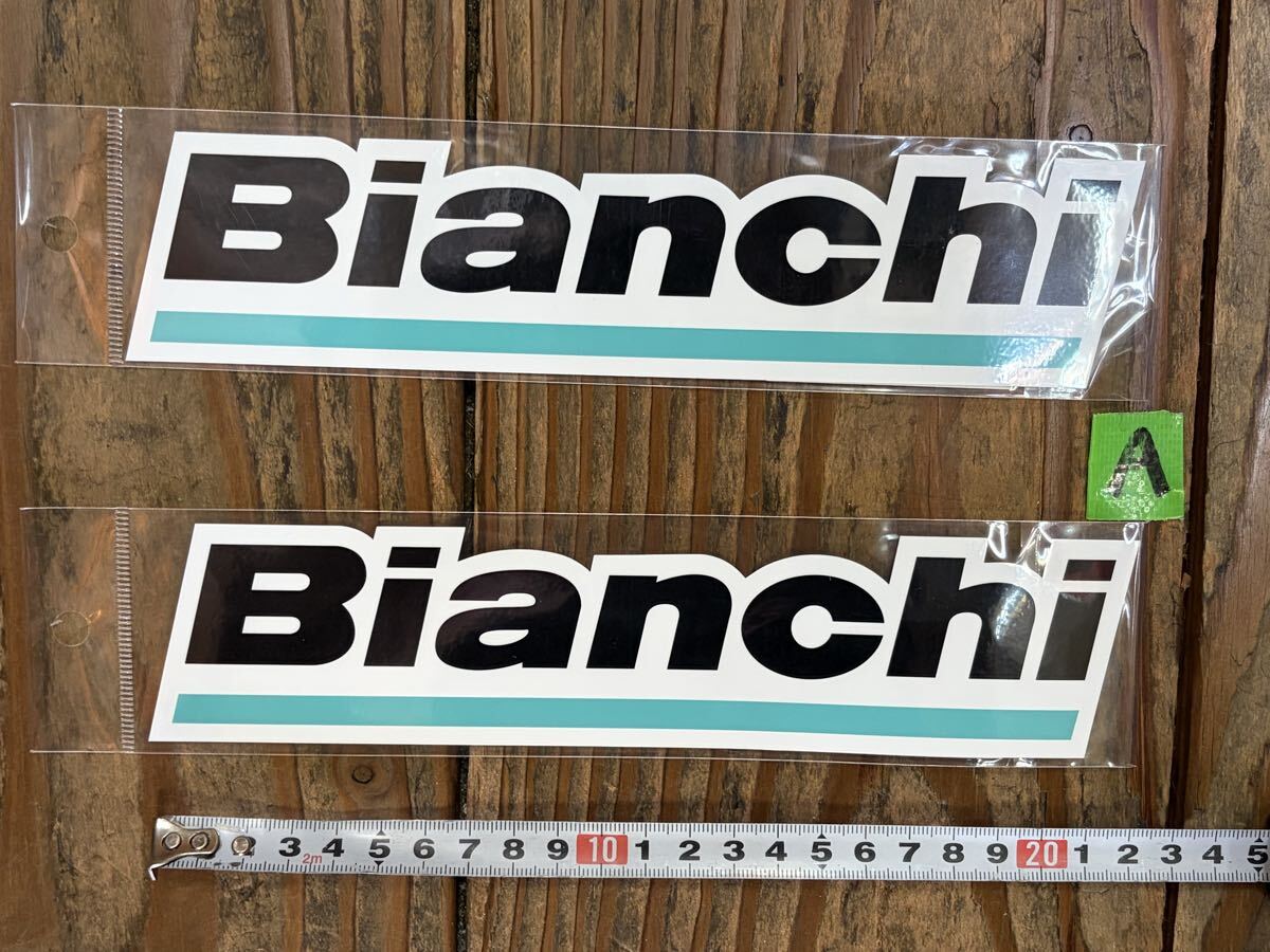 送料込 未使用『ビアンキ ステッカーセット 2枚組』画像が全て ビアンキ デカール拍卖
